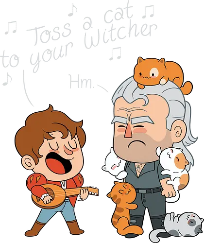 Toss a Cat - witcher, mashup, katze, cat, neko, fun