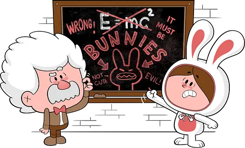 Theory of Bunnytivity - science, Relativity, Einstein, bunny, Bunnytivity, Theory, kaninchen, Theorie, wissenschaft