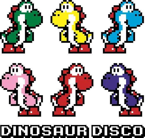 Dinosaur Disco - gaming, konsole, dino, dinosaurier, saurier, green