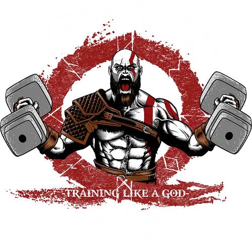 Kratos Gym - kratos, gaming, console, wargod, god, games, the boy, merchandise, merch