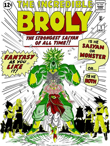 The Incredible Broly - dbz, dragon, ball, saiyan, saiyajin, anime, manga