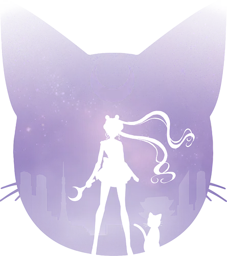 Pretty Guardian - sailor, moon, anime, neko, cat, classic anime, bunny