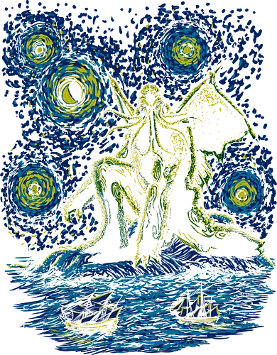 Night of Cthulhu - cthulhu, lovecraft, literatur, monster, iä iä, hp lovecraft, grt old one