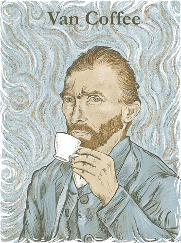 Van Coffee - art, kunst, kaffee, coffee, Von gogh, vincent van gogh