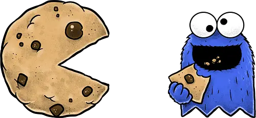 Pac-Cookie Man - cookie, krümel, gaming