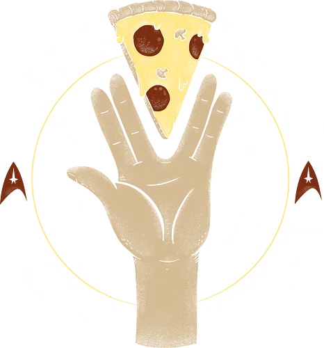 Live Long and Pizza - live long, space, pizza, fast food