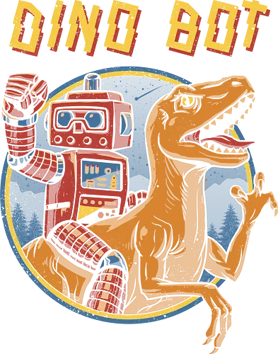 Dino Bot - dinosaur, bot, robot, vincenttrinidad