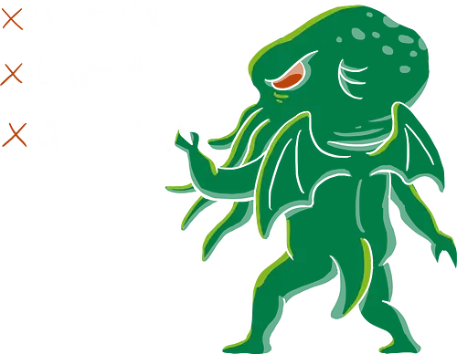 Crafty Spelling - cthulhu, necronomicon, lovecraft, h.p. lovecraft, spelling