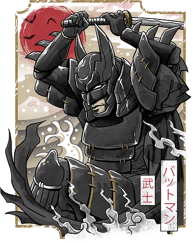 Dark Samurai Knight - samurai, japan, tradition, bat, Japanese