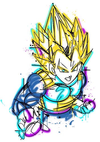 blue saiyajin - anime, manga, db, dbz