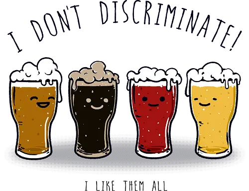 Dont discriminate - beer, Discriminate, Red ale, Pilsener, lager, stout, Schwarzbier, drink, bier