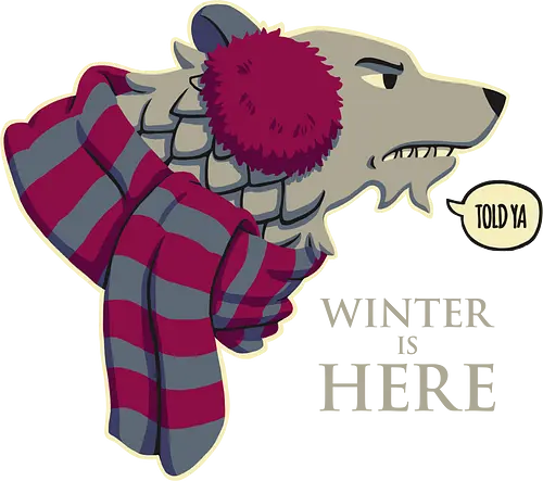 Winter is here - winter, stark, game, wolf, throConsole