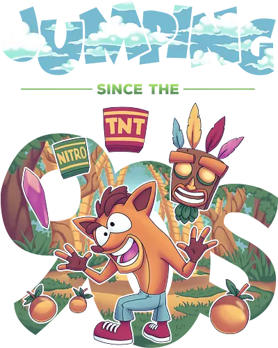 Jumping since the 90s - 90s, jump'n'run, crash, bandicoot, platformer, retro