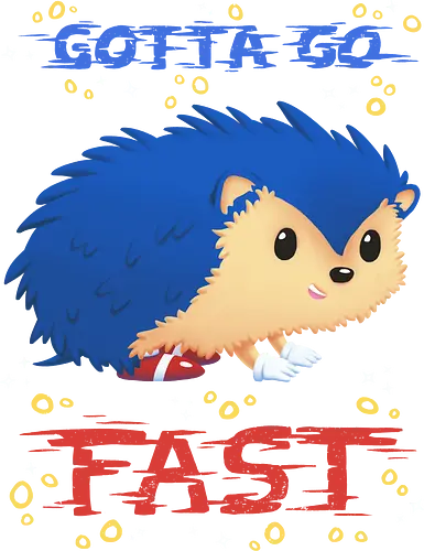 Gotta Go Fast - igel, Hedgehog, jump'n'run, gaming, Hdgehog