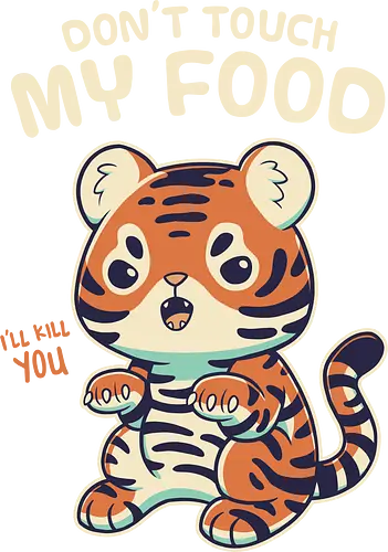 My Food - food, munchies, tiger, nom, noms, essen