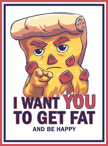 Uncle Pizza - uncle sam, pizza, america, i want you, get fat, be happy