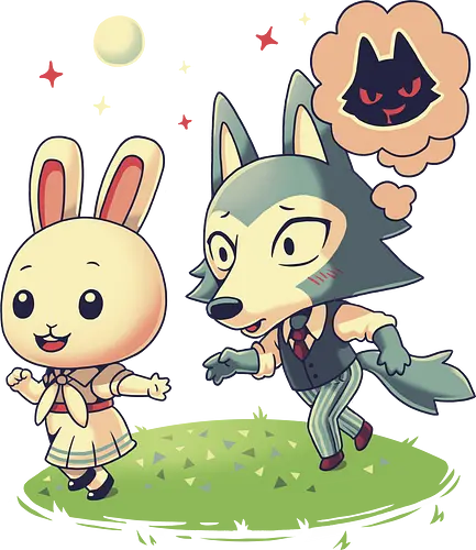 Bst Crossing - animal, Crossing, wolf, anime, bunny, Furry, Bst