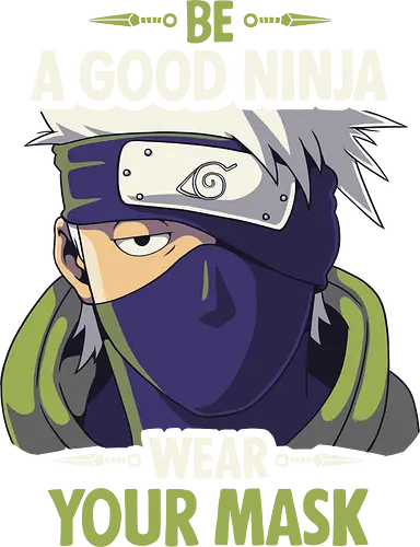 Good Ninja - ninja, shinobi, anime, mask, Corona, Pandemic, Pandemie