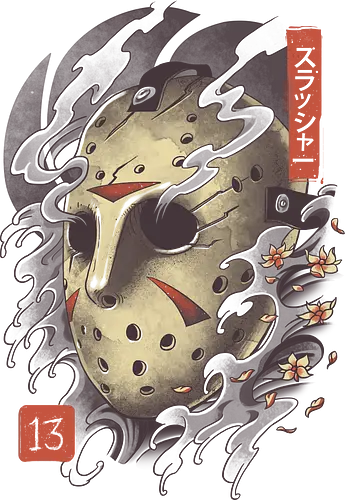 Oni Jason Mask - oni, yokai, troll, mask, maske, jason, jason voorhees, freitag der 13., friday the 13th, horror, movie, classic