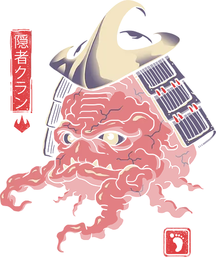 Hermit Krang - krang, turtle, ninja, cartoon, 90s, schredder, shredder