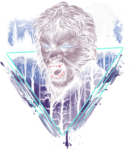 Rad Wolfman - wolfman, werewolf, horror, monster, moon, full moon, vollmond, rad