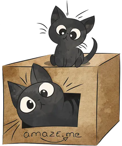 Amaze_me - katze, cat, neko, karton, meme, box, online shop, shopping