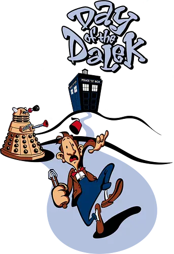 Day of the Dalek - drwho, Doctor, dalek, daleks, dott, maniac mansion, lucasarts, mashup, Doctor