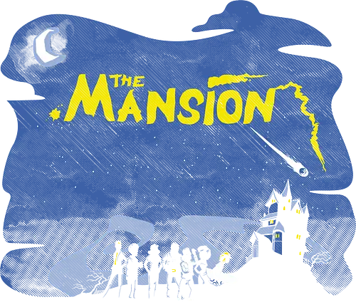 The Mansion - maniac mansion, lucasarts, gaming, classic, olipopart