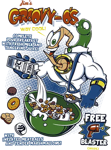 GroovyOs Cereal - jump'n'run, retrogames, rthworm jim