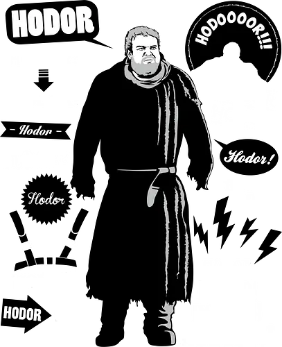 Hodor Quotes - lied, eis, feuer, drachen, game, hold the door, hodor, throConsole