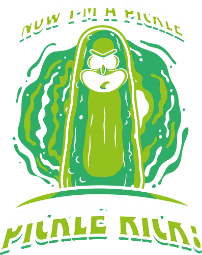 Now I'm A Pickle - picklerick, rick, morty, adult swim, olipop, adult, cartoon, trickfilm