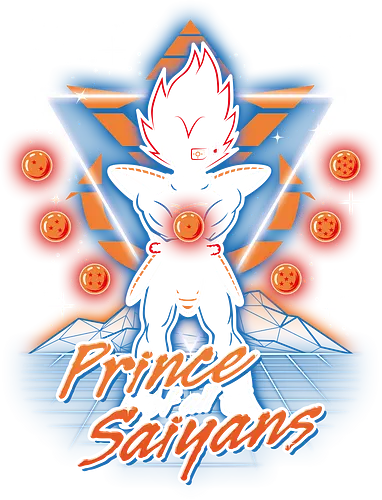 Retro Saiyan Prince - anime, manga, son goku, shenlong, db, dbz