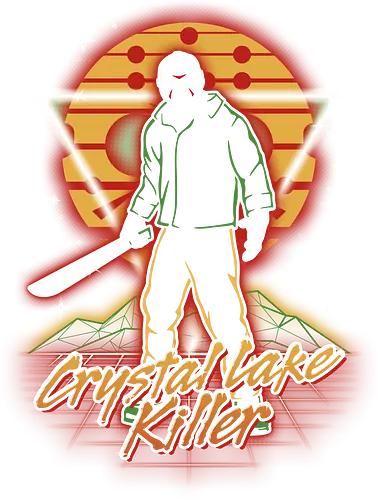 Retro Camper Killer - camp crystal lake, jason, friday the 13th, tgif, slasher, horror, retro