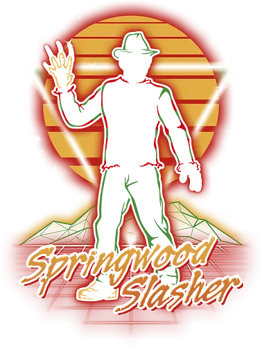 Reto Springwood Slasher - freddie, nightmare, elm street, horror, slasher