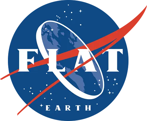 Flat rth - flat, flache erde, aluhut, nasa, space, logo, weltraum, tfes, flat rth, rth, flat rth society