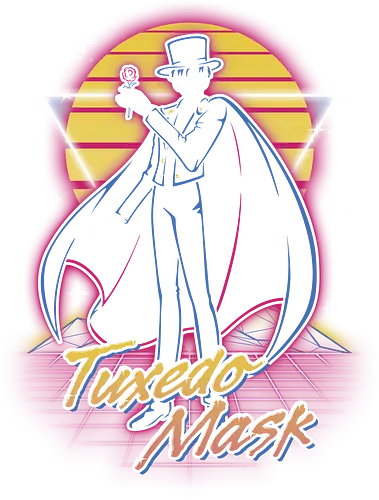 Retro Tuxedo Guardian - sailor, moon, tuxedo, Magical Girl, anime