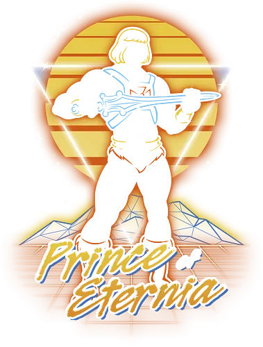 Retro Powerful Prince - retro, tv, He-Man, motu