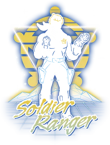 Retro Soldier Ranger - space, ranger, space cowboy, space western, scifi