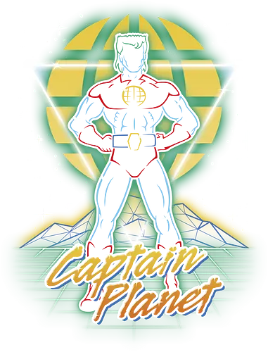 Retro Earth Defender - captain, planet, scifi, superhero