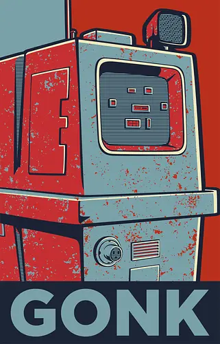 GONK - droid, droide, space opera, scifi, robot, Roboter