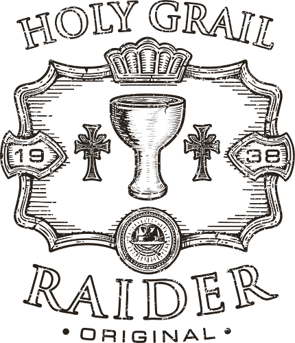 Holy Grail Raider - indy, indiana, retro, movie, joConsole