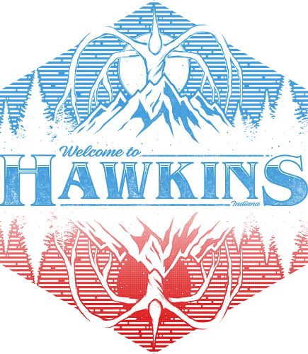 Hawkins 1983 - stranger, things, serien, fantasy, 80s