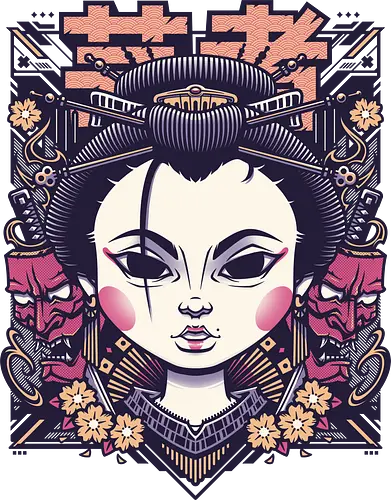 Geisha - japan, geisha, art