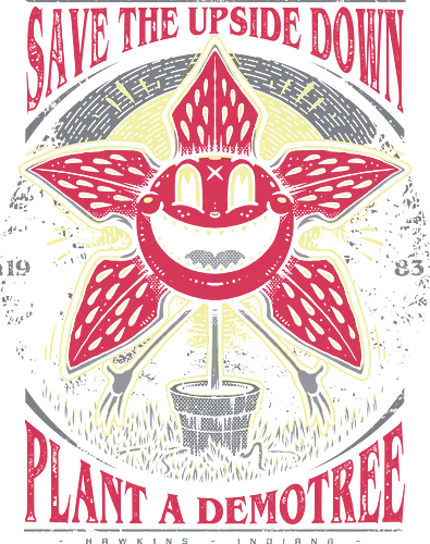 Plant a Demotree - stranger, demogorgon, demodog, upside, down