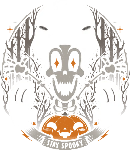 Stay Spooky - Halloween ED - halloween, spooky, skeleton, retro