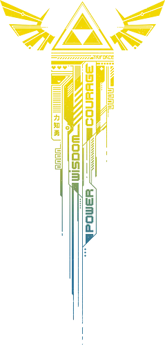 Three forces - force, time, gaming, courage, wisdom, power