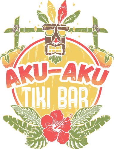 Aku-Aku Tiki Bar - aku aku, Crash, gaming, ilustrata, video game