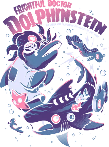 Dolphinstein - zitteral, fun, delphin, frankenstein, frankensteins monster, shark, hai