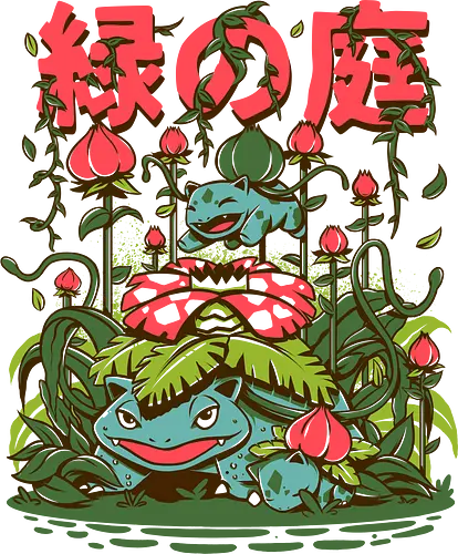 The Secret Garden - anime, manga, gaming, pocket, monster, retro, classic, garden, green, pflanzen, wald