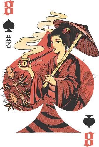 Weed Geisha - weed, ganja, geisha, japan, nippon, card game, card, kartenspiel, fun